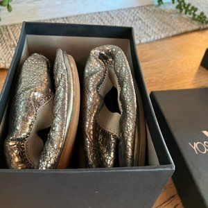 Yosi Samra Pewter Travel Ballet Flats - Size 7